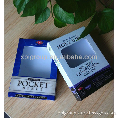 Printed Paper Gift Box with PVC window